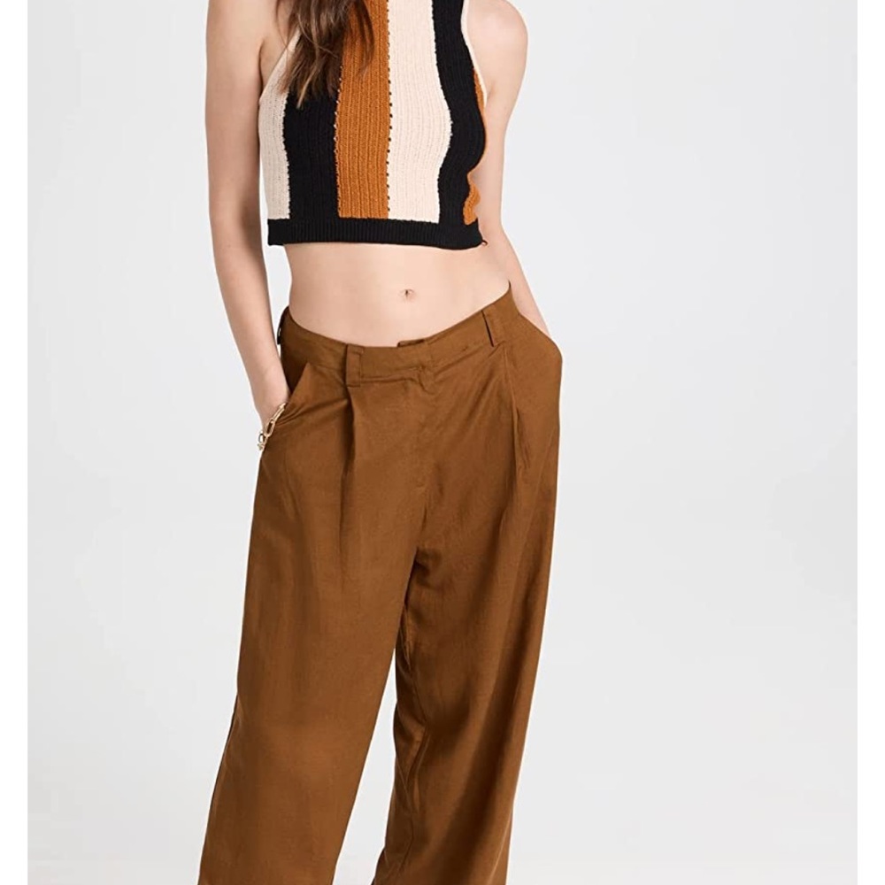 NWT Lioness LaQuinta Trouser Pant size small congac